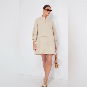 TUCKERNUCK Pomander Place Khaki Chelsea Dress, Size Large (v)